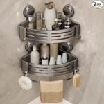 versatile corner shower storage