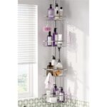 versatile corner shower storage