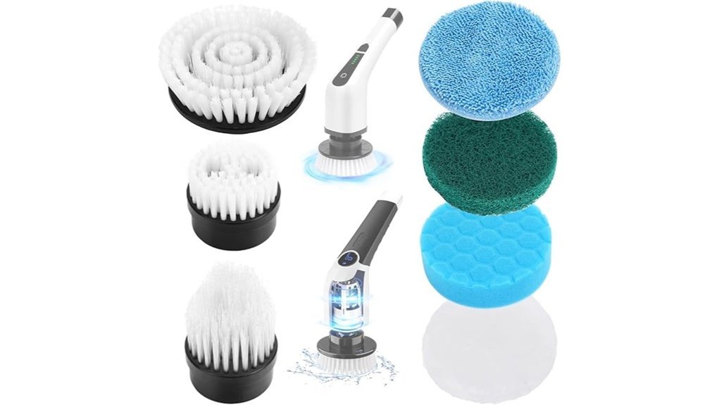 versatile electric scrubber attachments