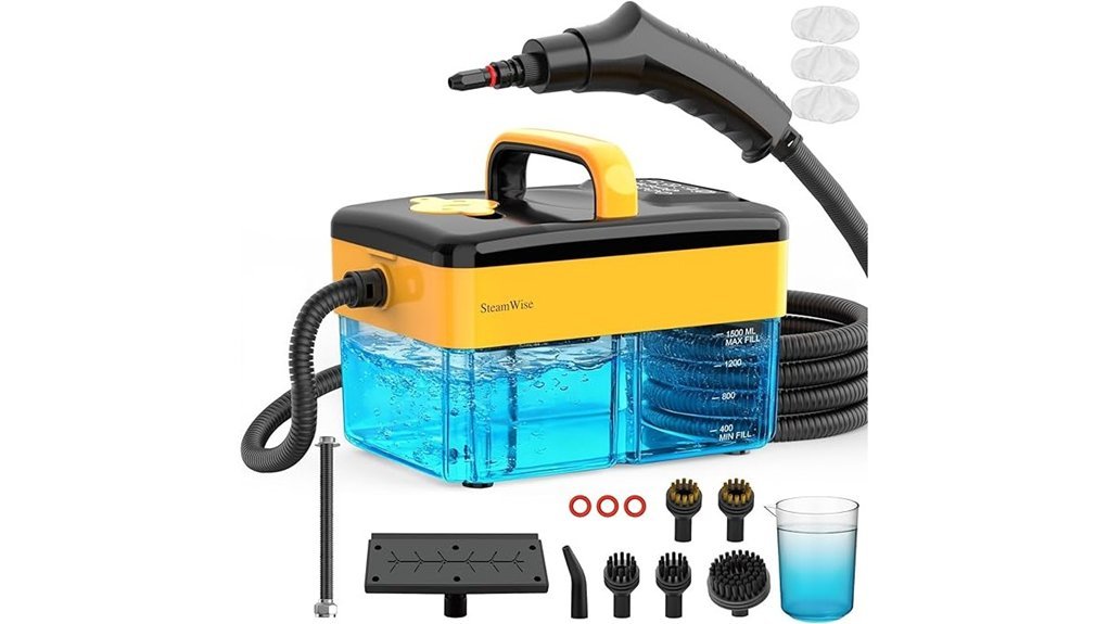 versatile handheld steam cleaner