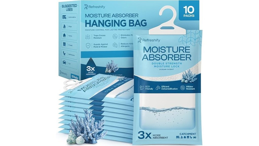 versatile moisture absorber bags