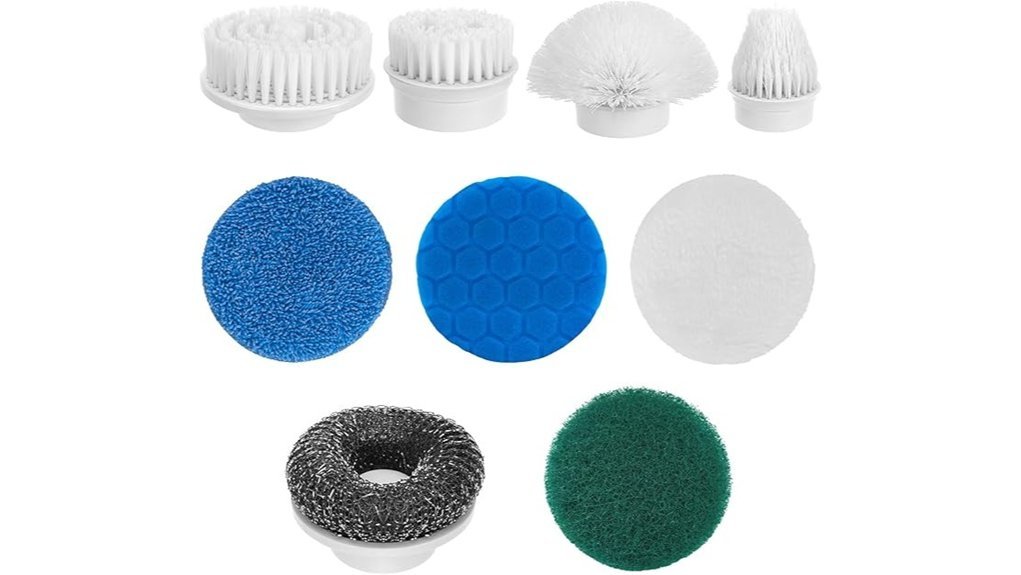 versatile scrubber brush heads