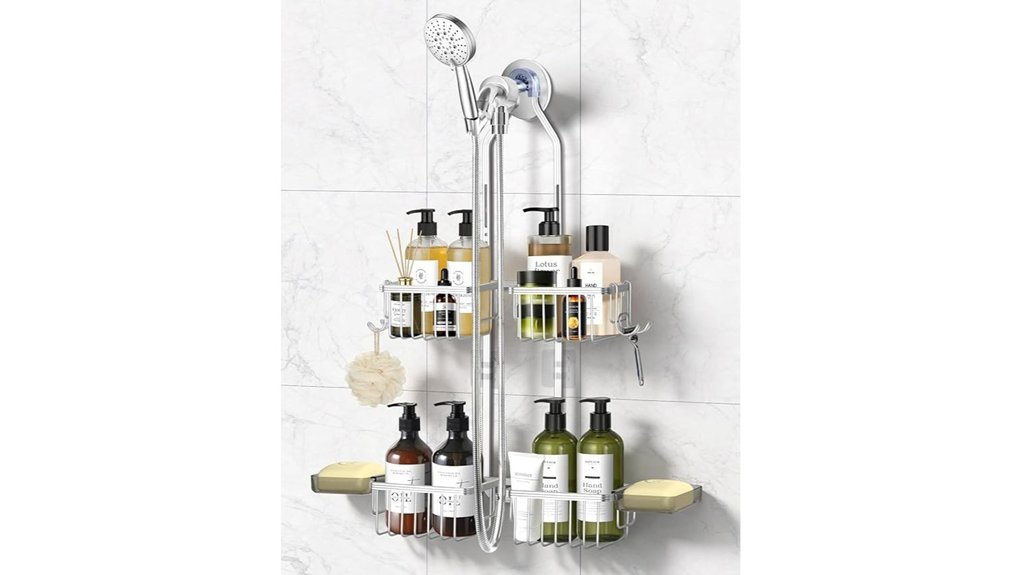 versatile shower storage solution