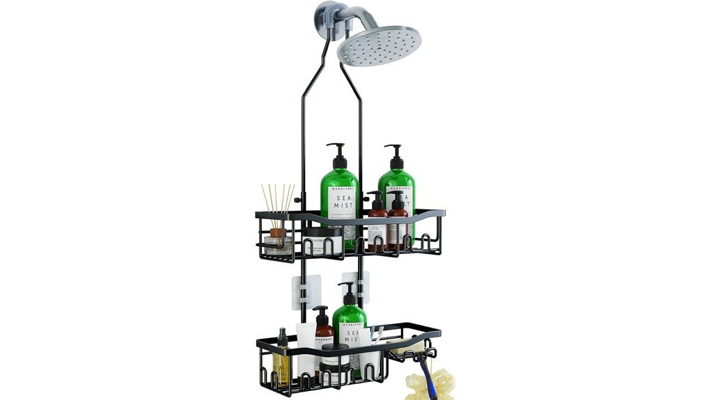 versatile shower storage solution