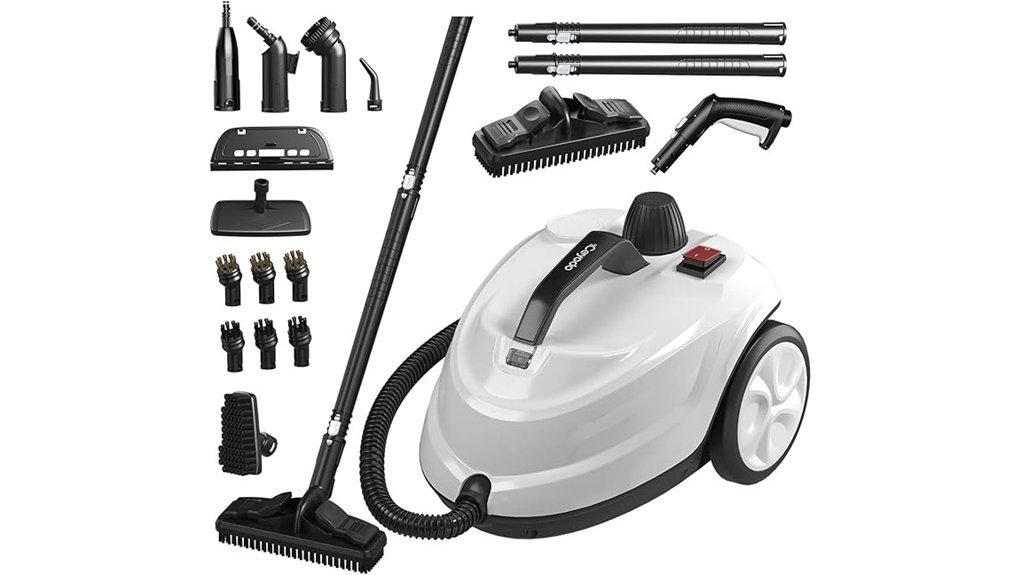 versatile steam cleaner kit