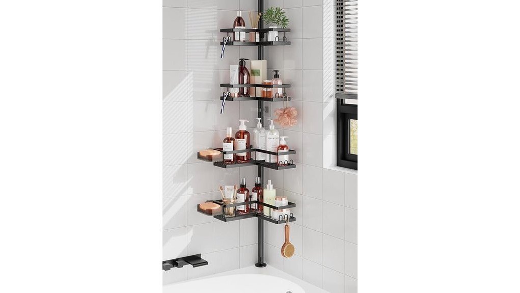 versatile tension pole organizer