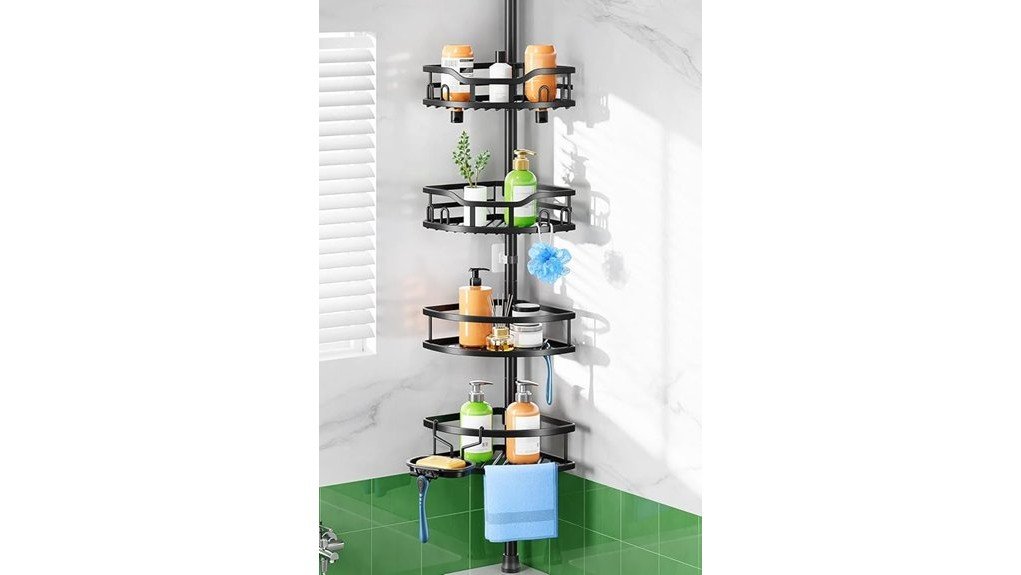 versatile tension pole organizer