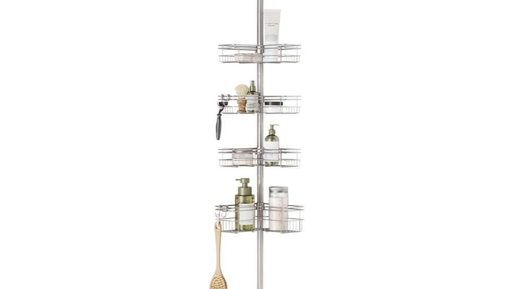 versatile tension pole organizer