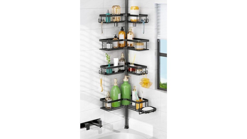 versatile tension pole organizer