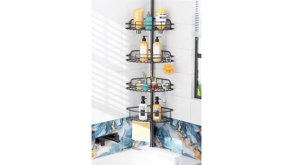 versatile tension pole organizer