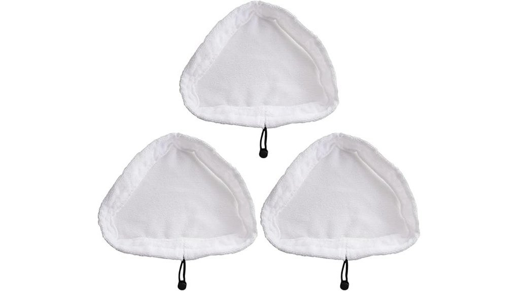 washable triangular mop pads