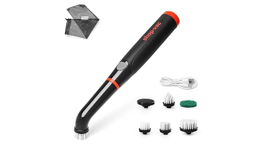waterproof 2000rpm led scrubber