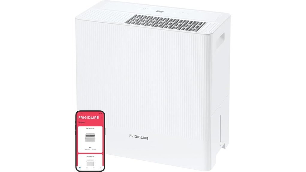 wi fi enabled portable dehumidifier
