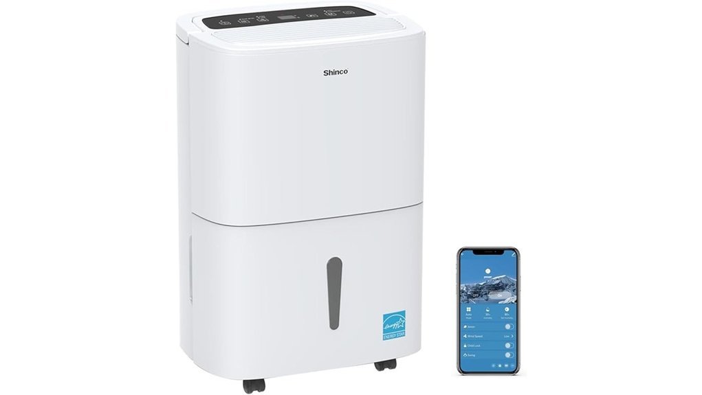 wifi enabled dehumidifier with pump