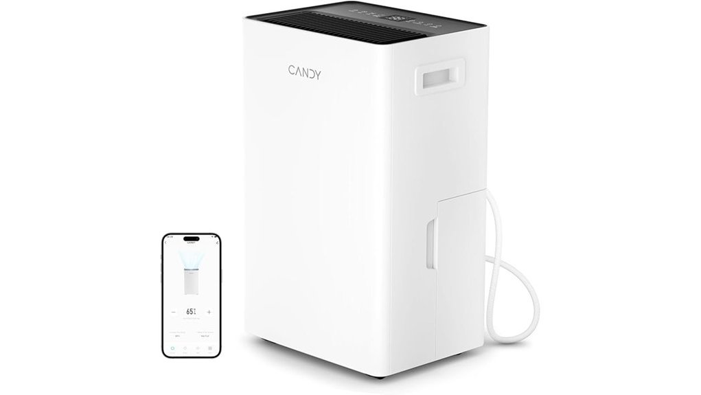wifi enabled large dehumidifier