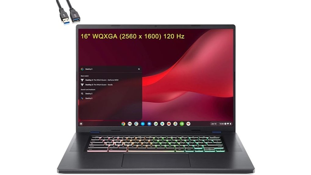 acer cloud gaming chromebook