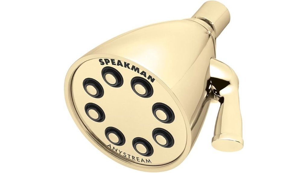 adjustable brass shower head