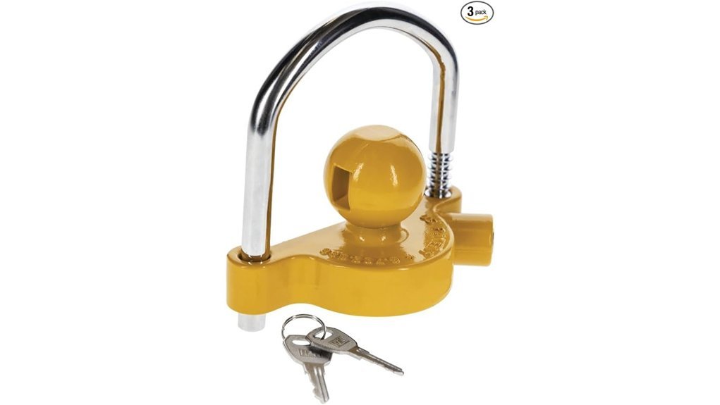 adjustable storage coupler lock
