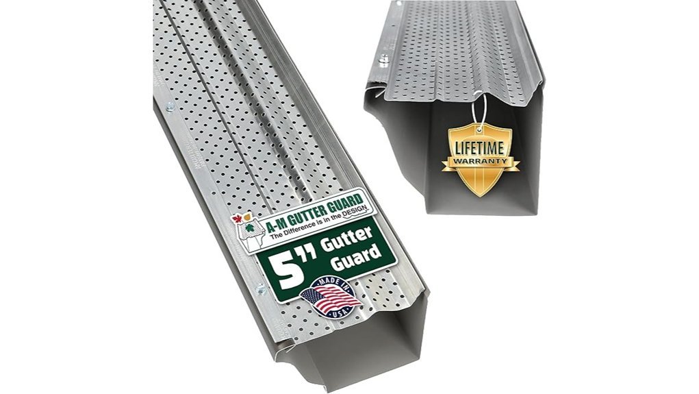 aluminum leaf gutter protection