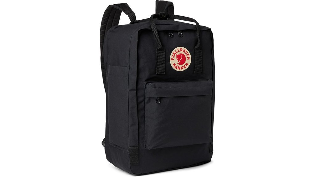 black kanken laptop backpack