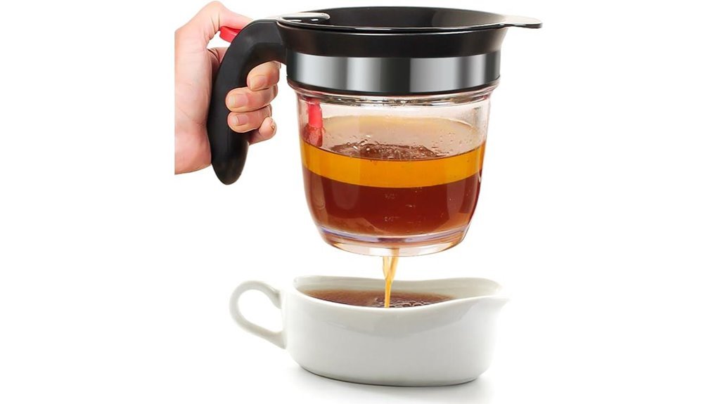 bottom release fat separator