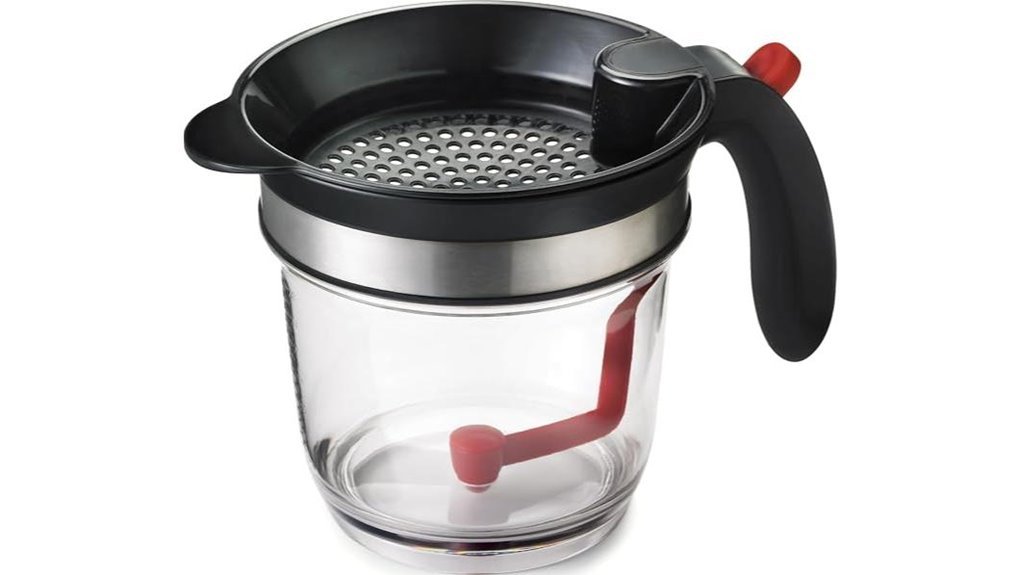 bottom release fat separator