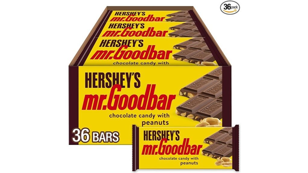 chocolate peanut candy bars