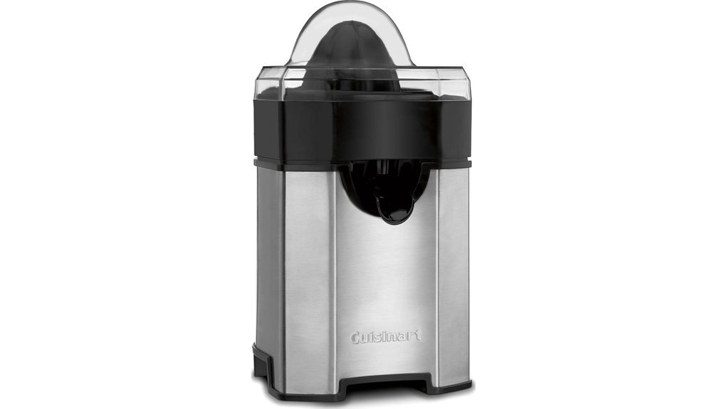 citrus juicer with pulp control
