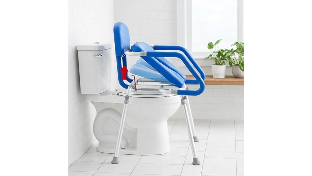comfortable elevated toilet seat