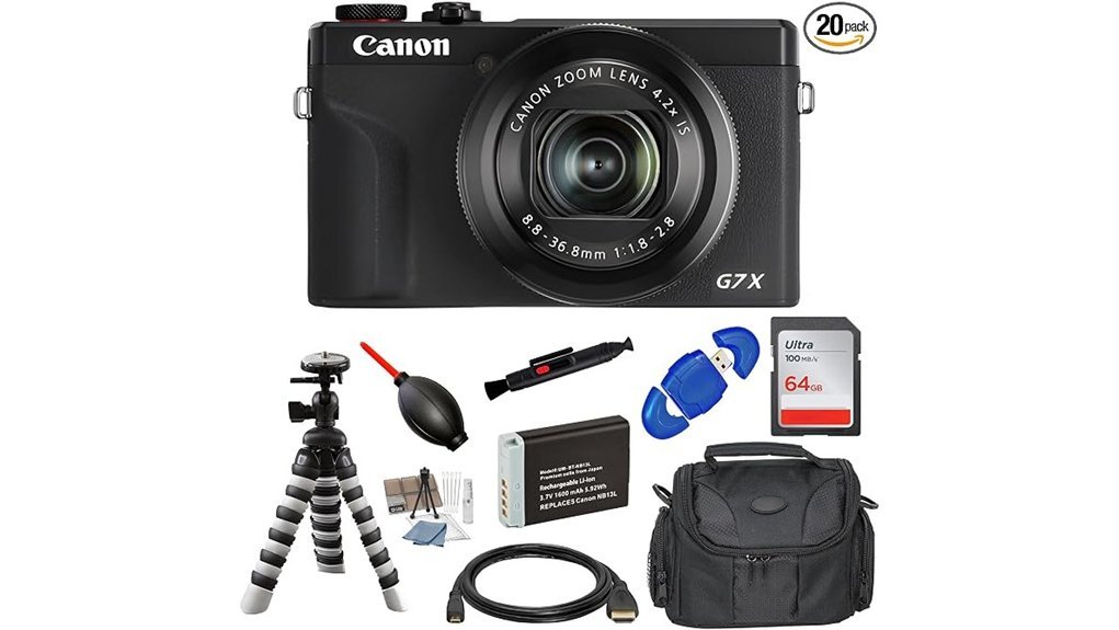 compact digital camera bundle