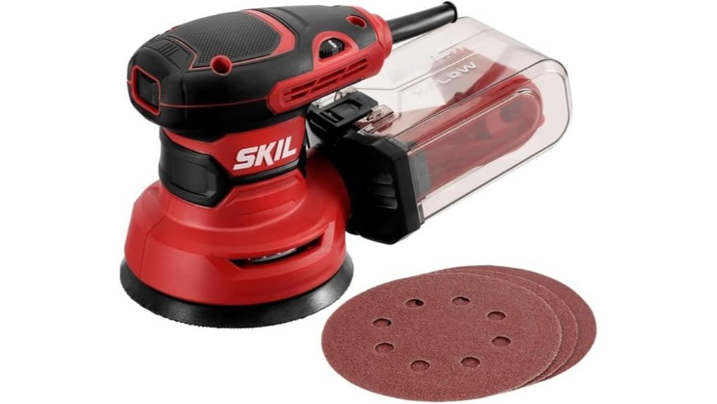 compact dust collecting sander
