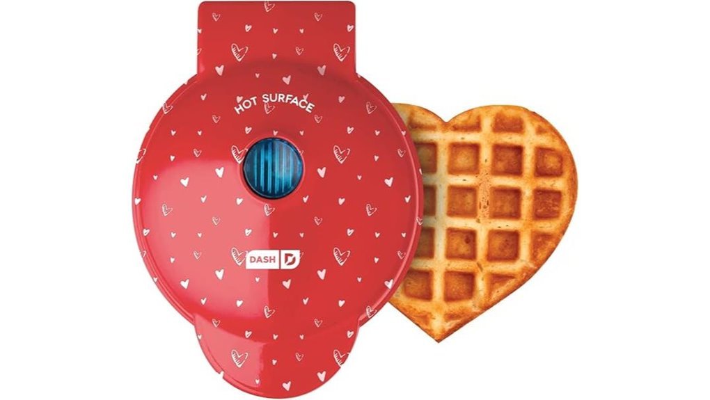 compact nonstick waffle maker