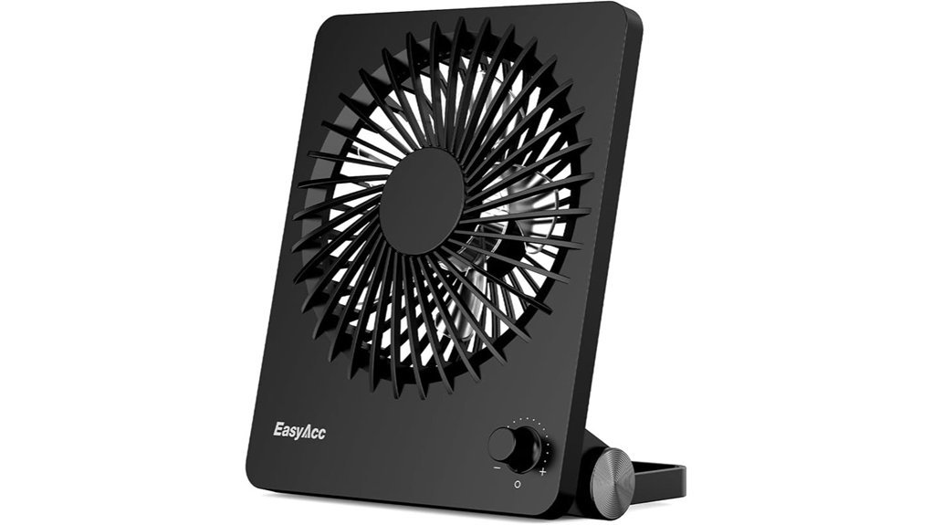 compact rechargeable travel fan