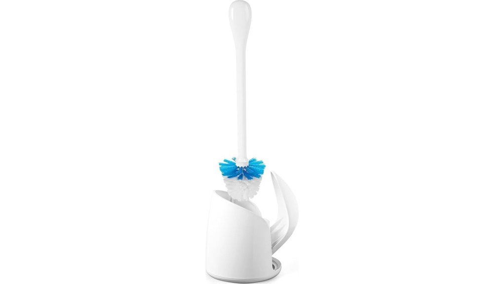 compact toilet brush set