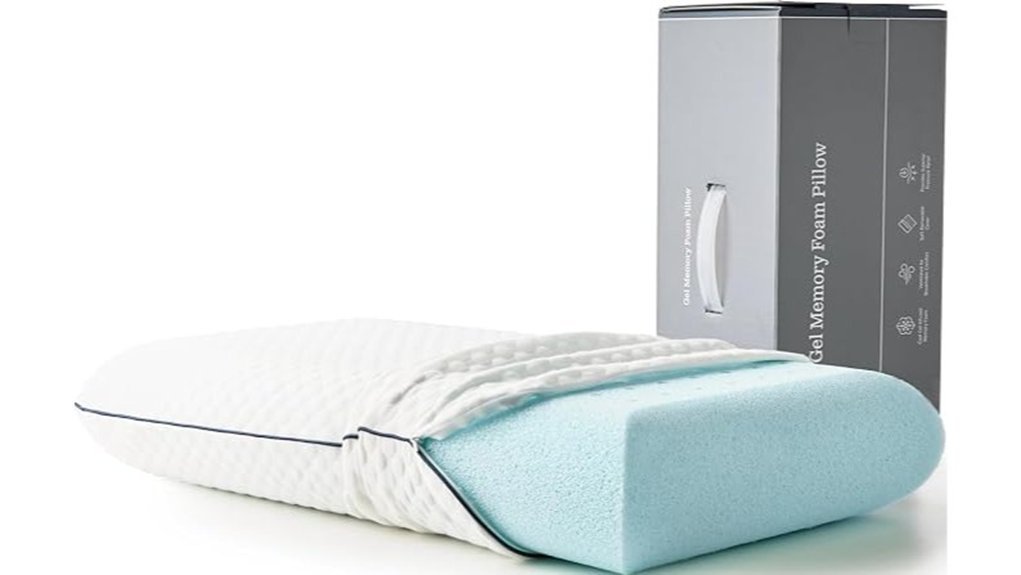 cooling memory foam pillow