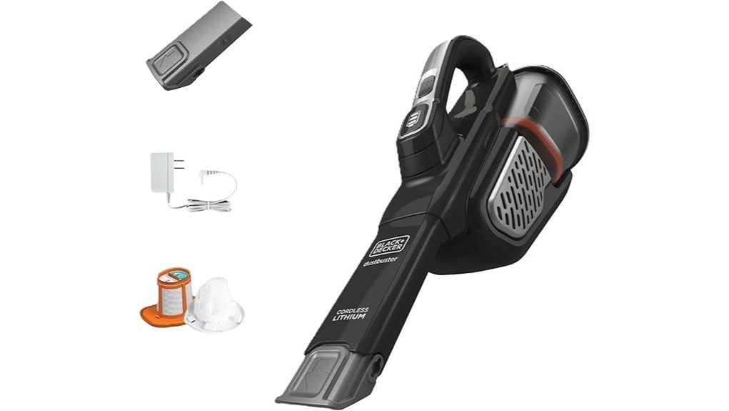 cordless handheld vacuum cleaner