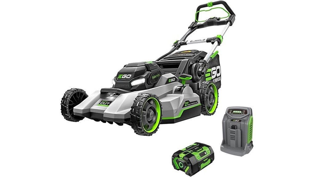 cordless self propelled lawn mower