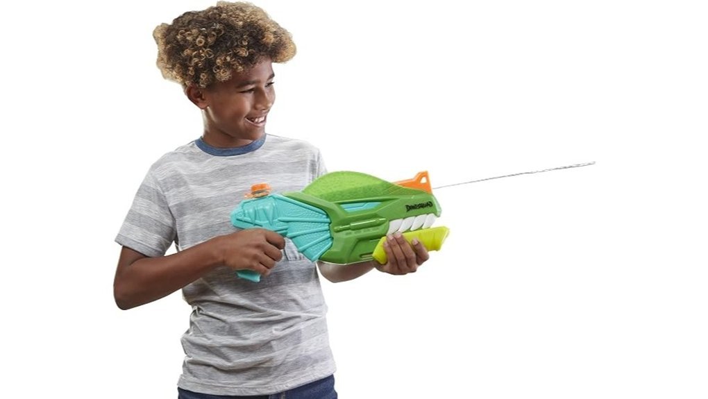 dino themed water blaster toy