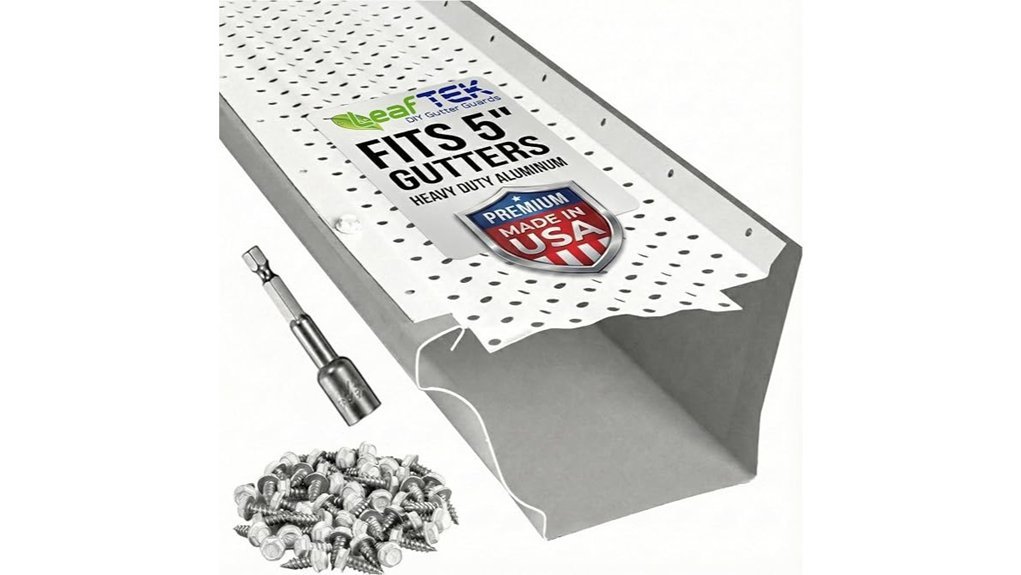 durable aluminum gutter protection