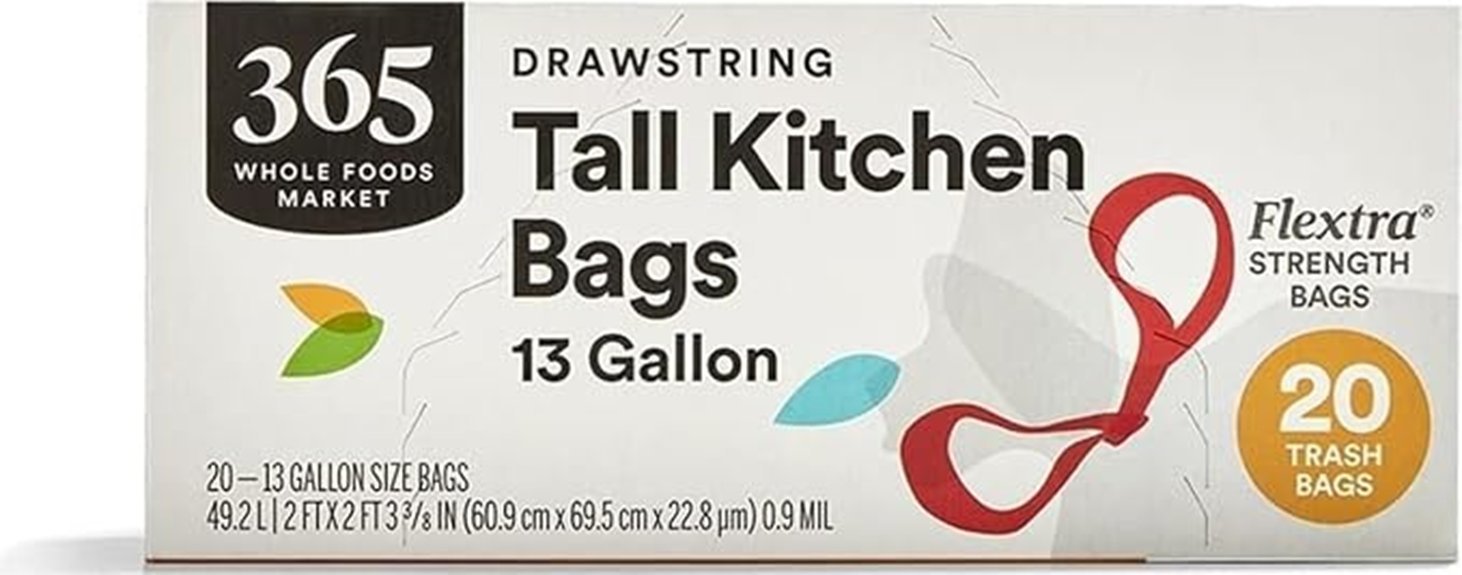 durable kitchen trash bags