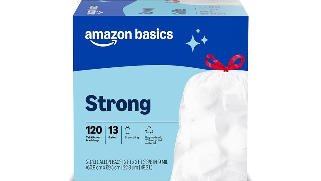 durable kitchen trash bags