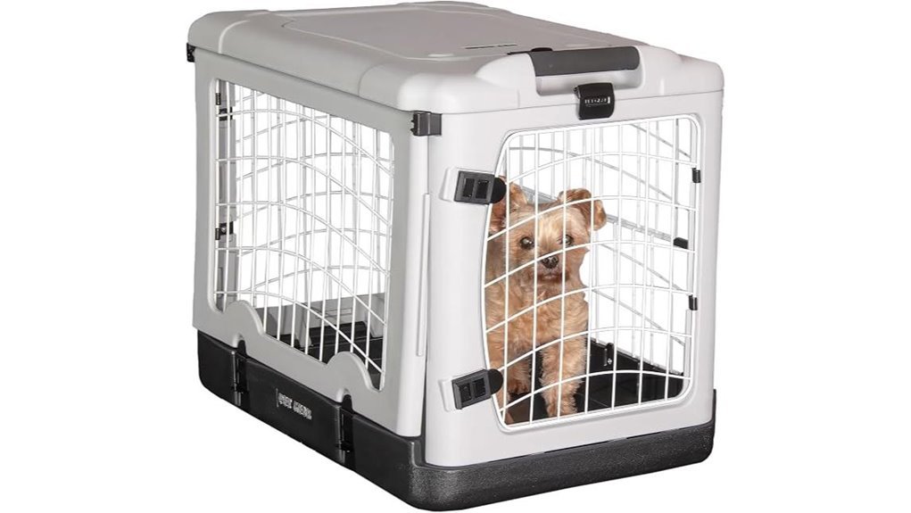 durable steel pet crate