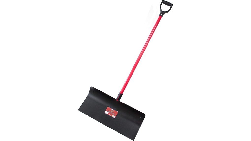 durable steel snow pusher