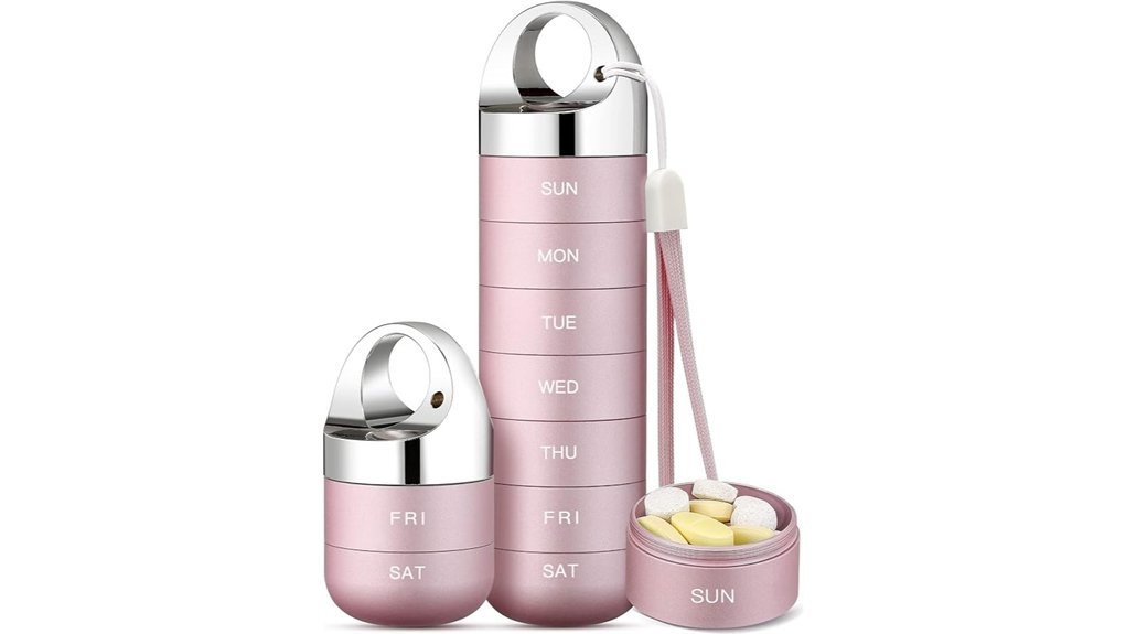 durable travel pill organizer