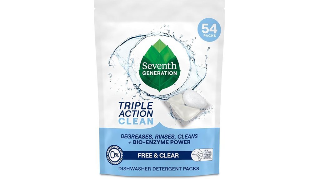 eco friendly dishwasher detergent packs