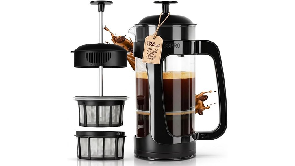 elegant 32oz french press