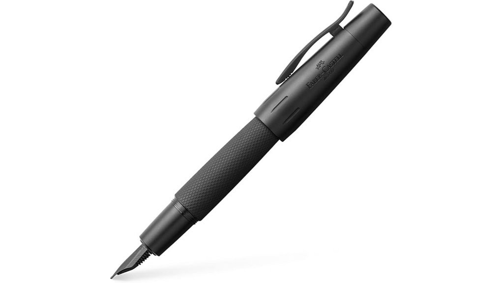 elegant black fountain pen