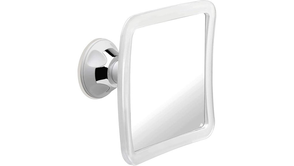 fogless shaving shower mirror