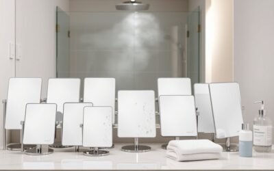 fogless shower mirror guide