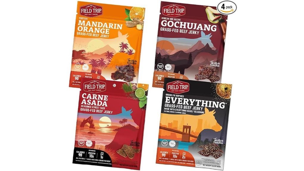 grass fed beef jerky pack